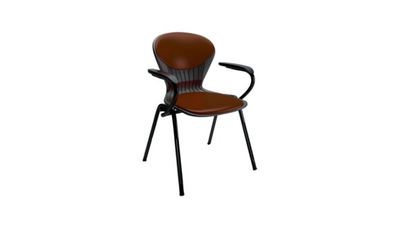 صندلی اداری مدل B101 قهوه ای