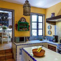 چیدمان دکور آشپزخانه ایرانی سنتی زیبا و خاطره انگیز